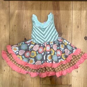 Matilda Jane flowers 🌺 checks and stripes dress